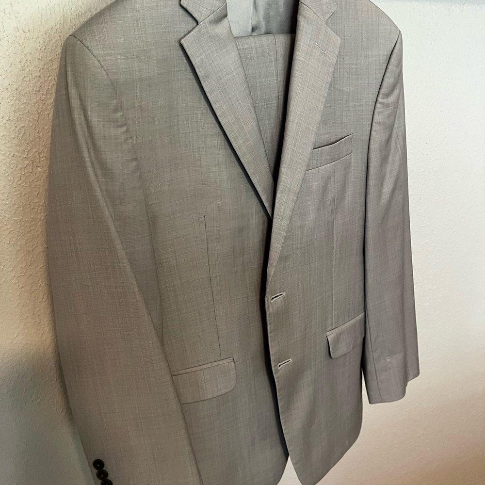 Calvin Klein Light Gray Men's Suit (pants included)